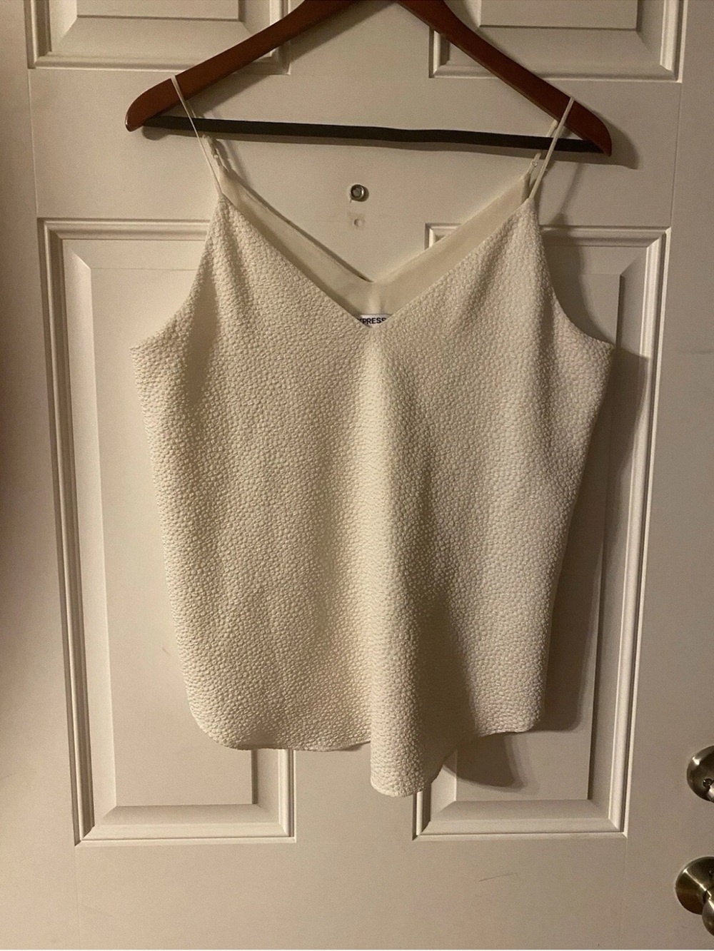 Express Size Small White Tank